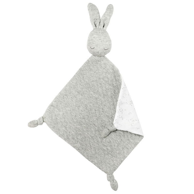  pure grey baby comforter grey rabbit 50 cm 